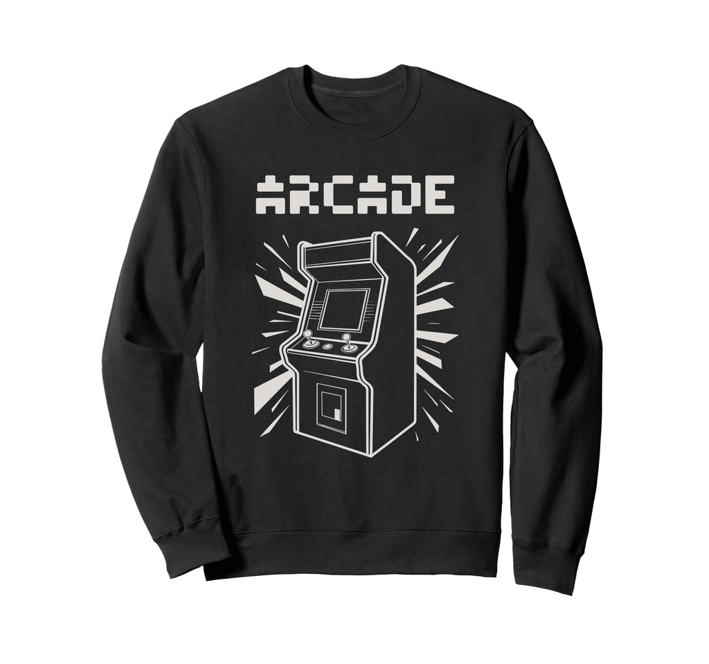 Arcade Cabinet Gaming Arcade Sweatshirt - Minimalist Print Men Women - T-Shirt, Sweatshirt, Hoodie