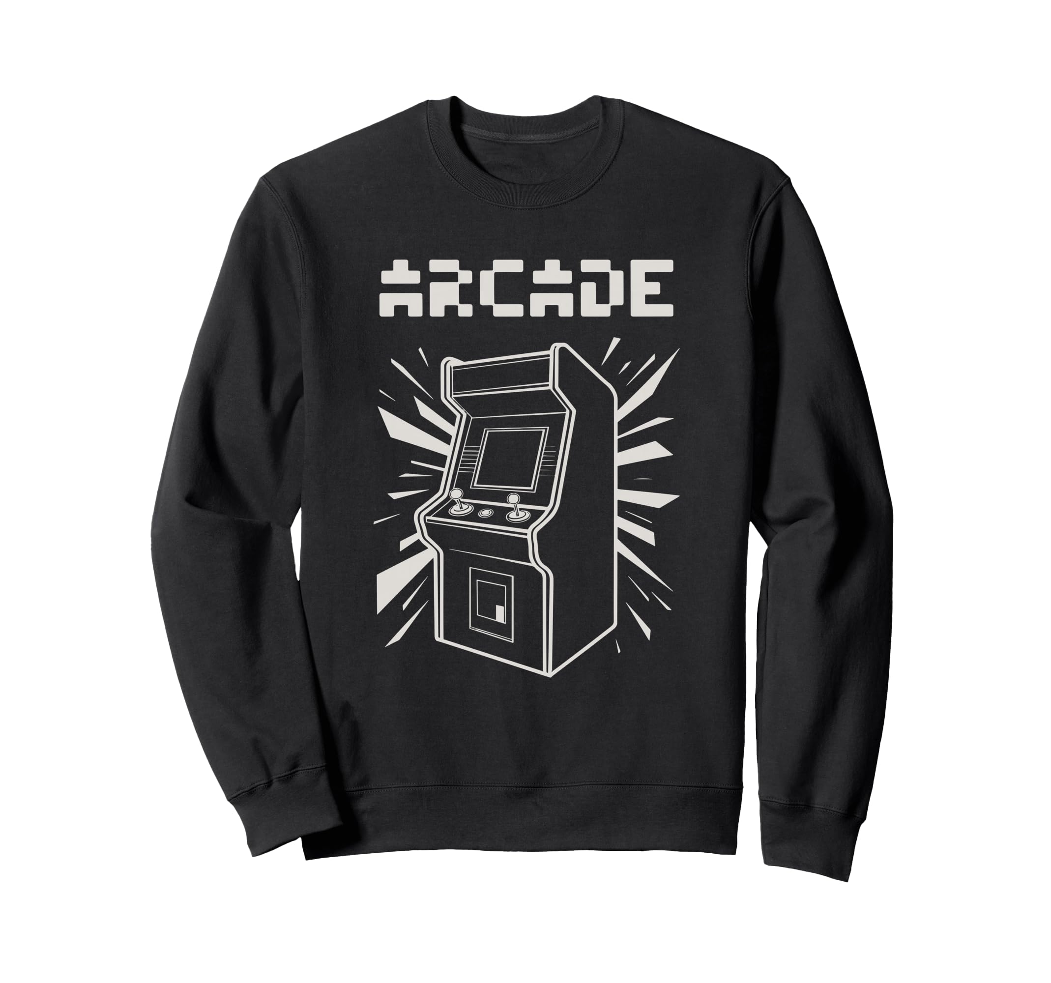 Arcade Cabinet Gaming Arcade Sweatshirt - Minimalist Print Men Women - T-Shirt, Sweatshirt, Hoodie