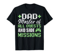 Gamer Dad Fathers Day Dad Master T-Shirt - Aesthetic Graphic for Adults - T-Shirt, Sweatshirt, Hoodie
