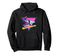 Synthesaurus Tyrannosaurus Synthesizer Hoodie - Trendy Graphic Unisex - T-Shirt, Sweatshirt, Hoodie