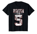 Bruh 5Th Birthday Baseball Bruh Im 5 T-Shirt - Graphic Print for Adults - T-Shirt, Sweatshirt, Hoodie