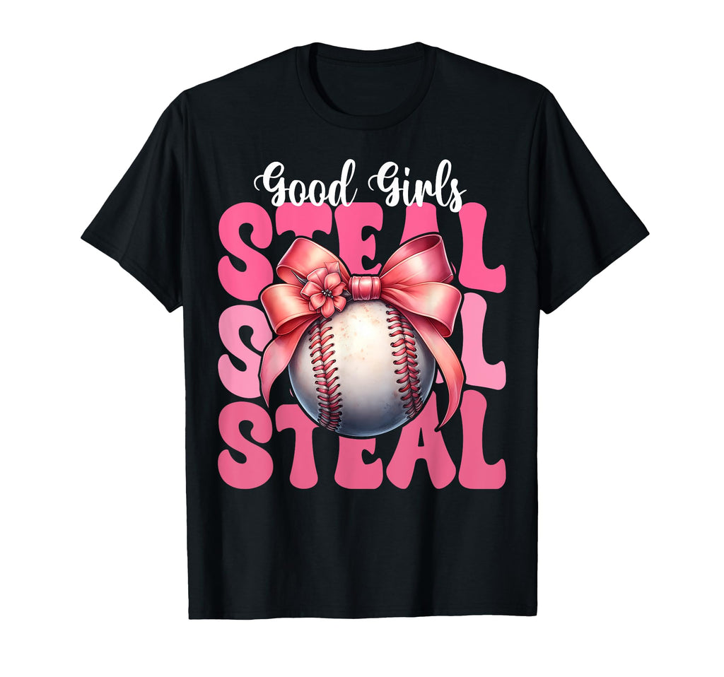 Baseball Mom Mothers Day Coquette Bow T-Shirt - Unique Graphic for Adults - T-Shirt, Sweatshirt, Hoodie