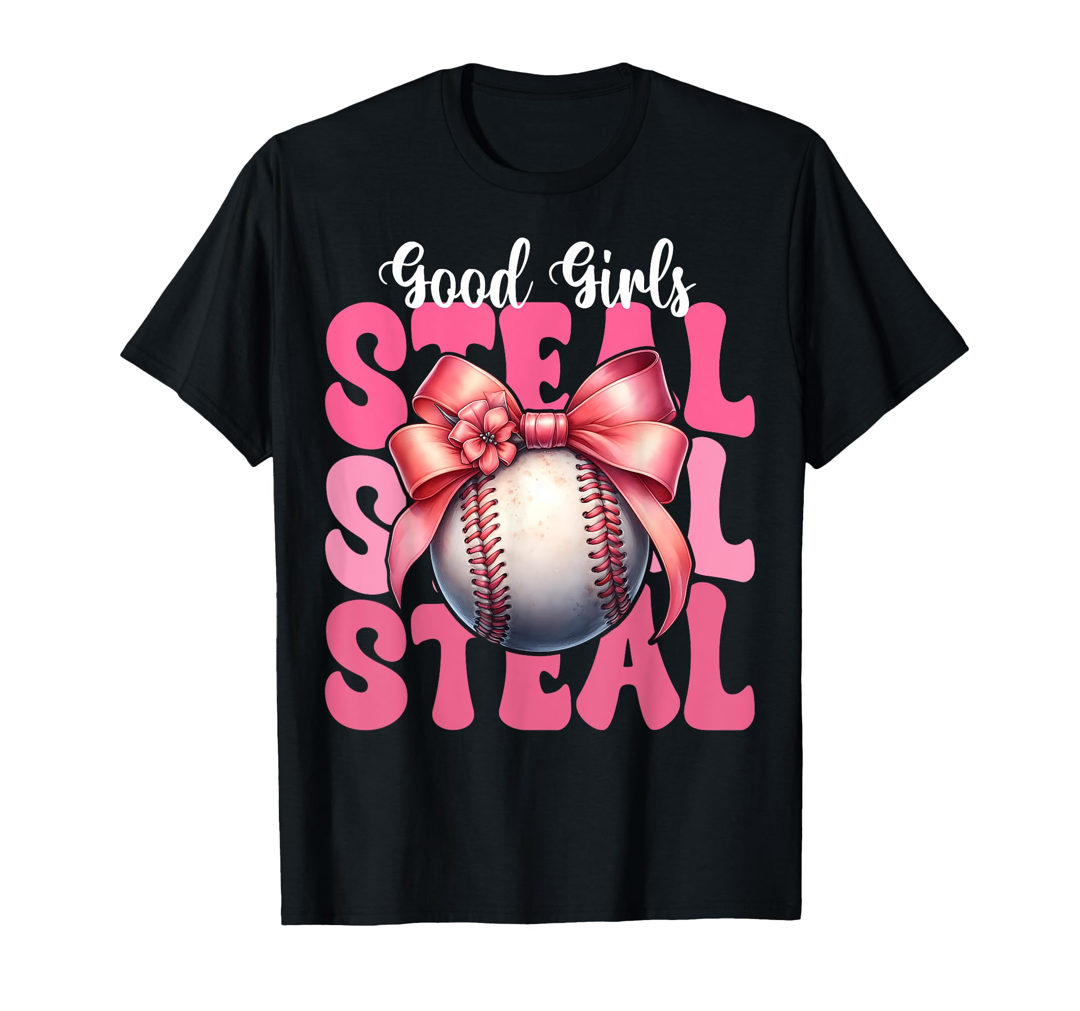 Baseball Mom Mothers Day Coquette Bow T-Shirt - Unique Graphic for Adults - T-Shirt, Sweatshirt, Hoodie