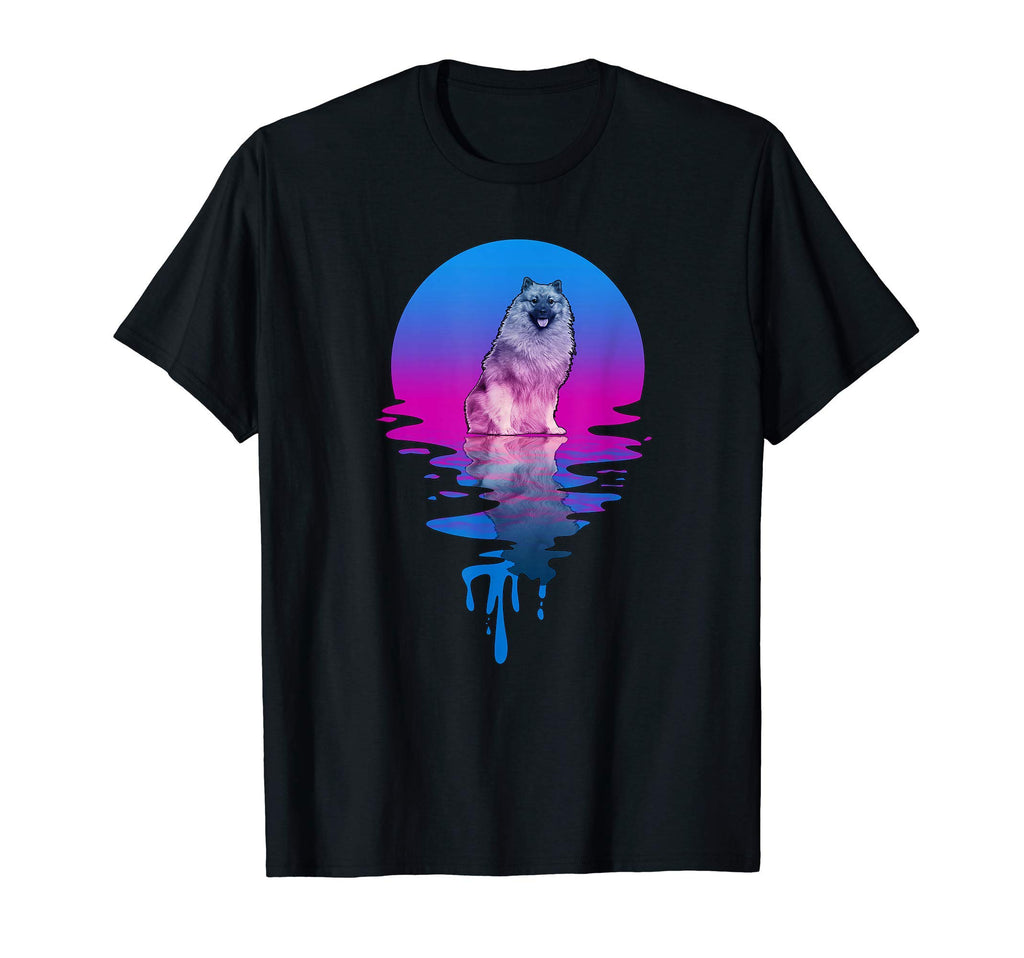 Sunset Keeshond T-Shirt - Trendy Graphic Men Women - T-Shirt, Sweatshirt, Hoodie