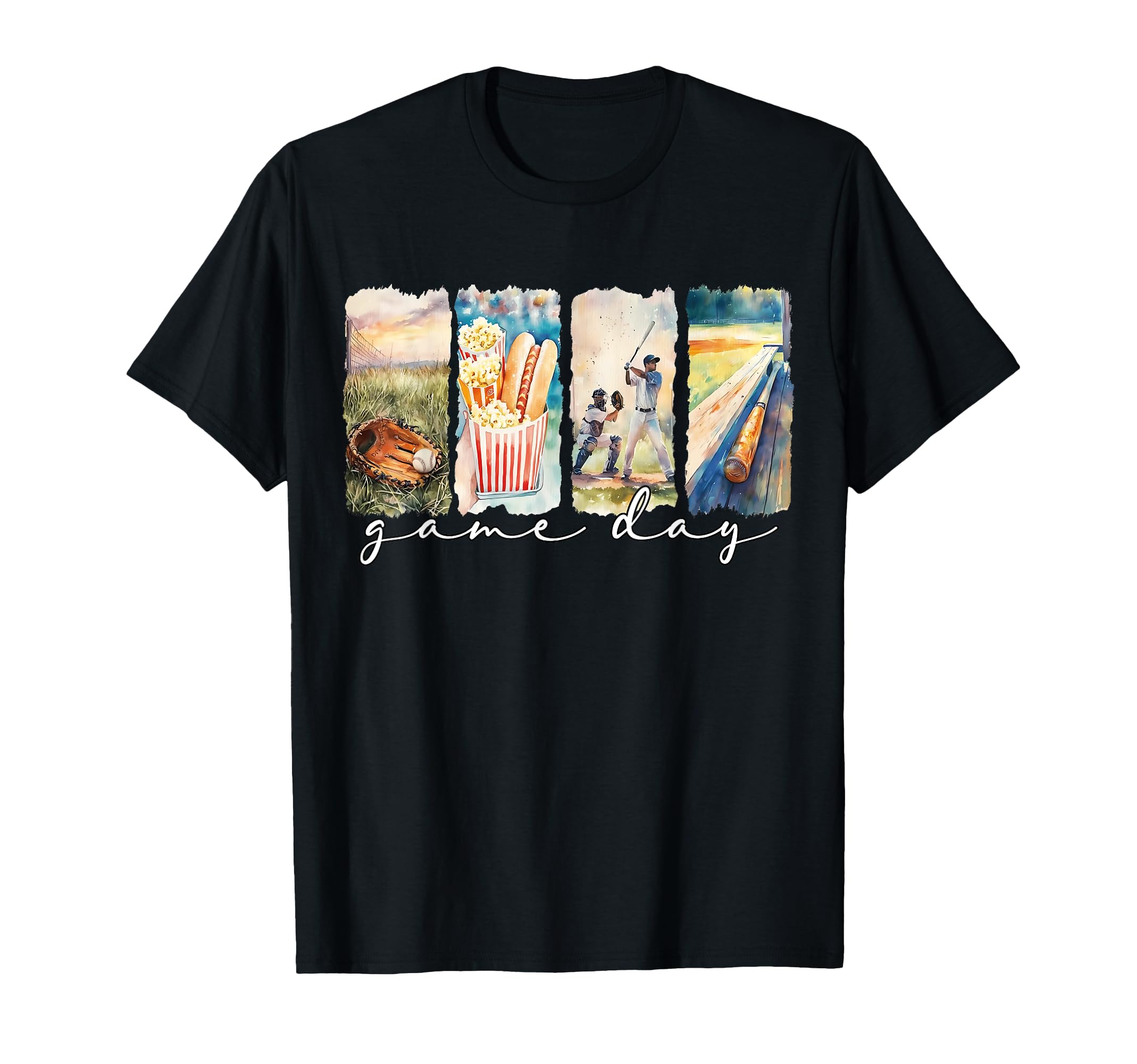 Baseball Game Day Coquette Bow Mom T-Shirt - Custom Art Print Men Women - T-Shirt, Sweatshirt, Hoodie