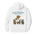 Busy Raising Baller Baseball Softball Hoodie - Novelty Apparel Men Women - T-Shirt, Sweatshirt, Hoodie