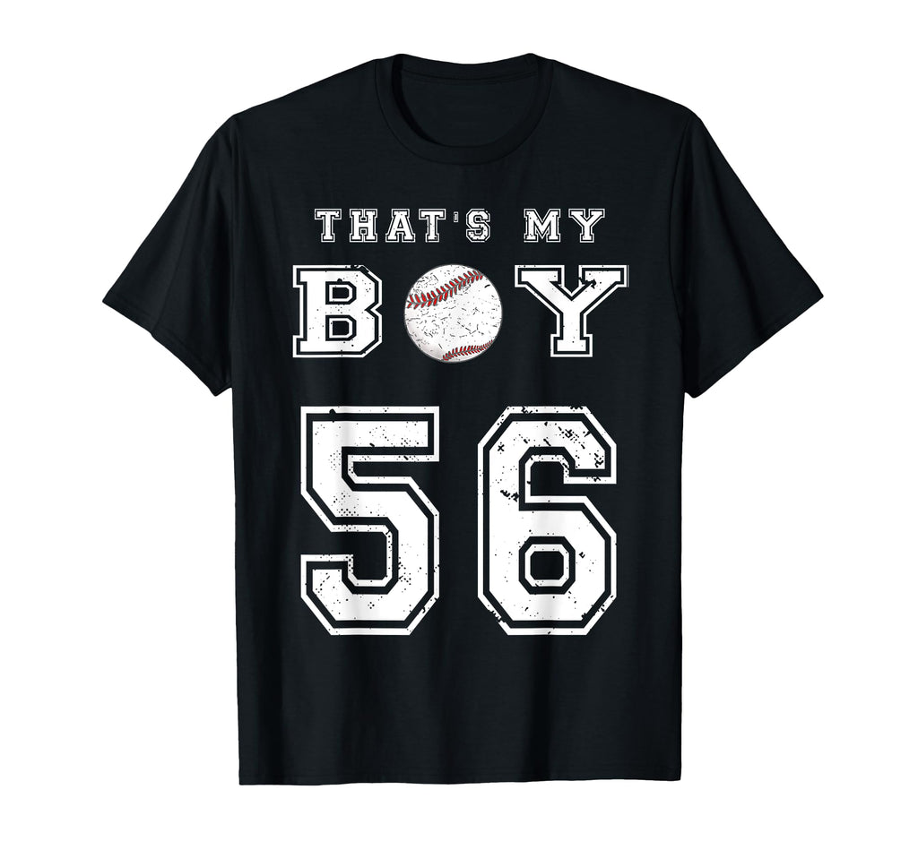Thats My Baseball 56 Jersey Number T-Shirt - Streetwear Style for Adults - T-Shirt, Sweatshirt, Hoodie