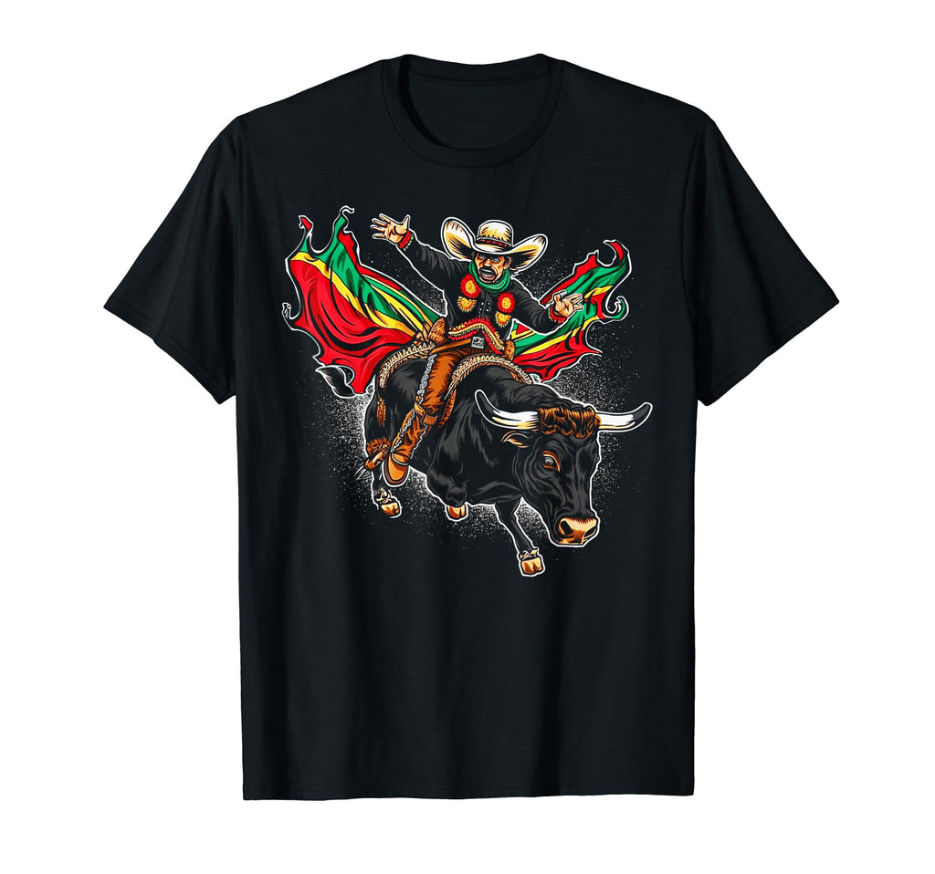 Cowboy Rodeo Horse Riding Usa Cowboy T-Shirt - Custom Art Print for Adults - T-Shirt, Sweatshirt, Hoodie