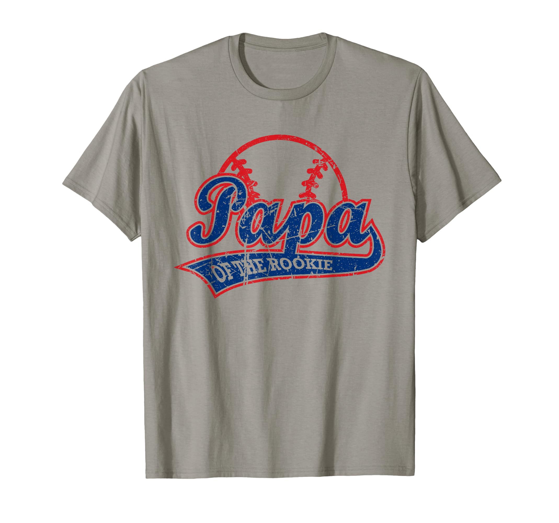 Funny Baseball Papa Rookie T-Shirt - Custom Art Print Unisex - T-Shirt, Sweatshirt, Hoodie