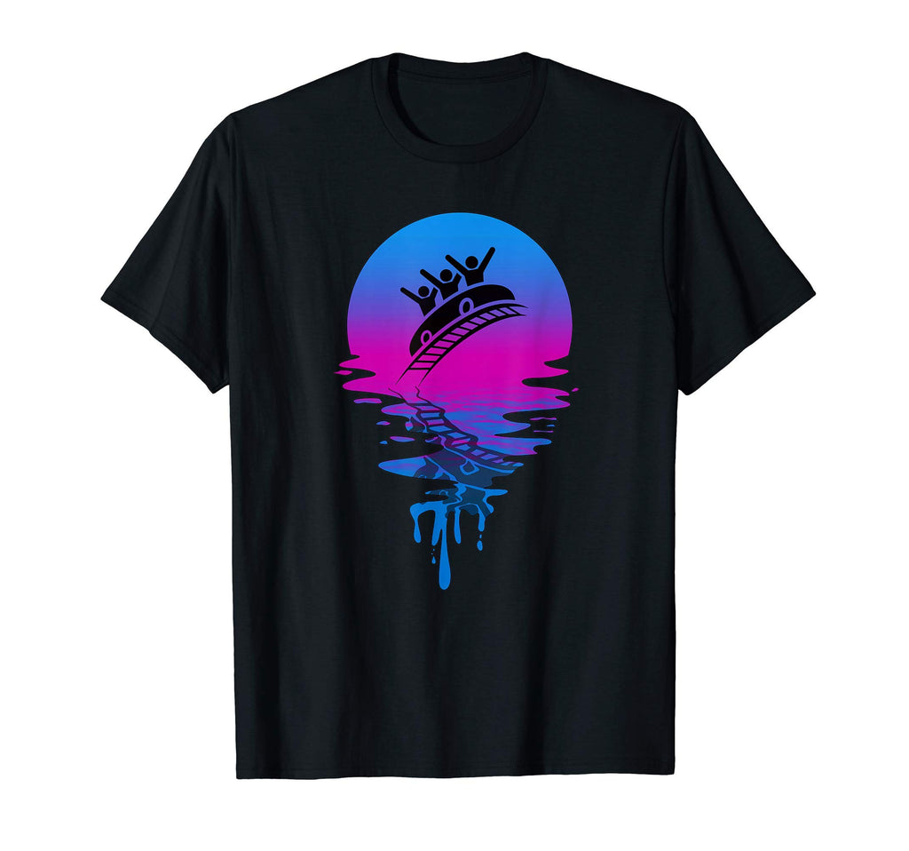 Sunset Roller Coaster T-Shirt - Fun Novelty Design for Adults - T-Shirt, Sweatshirt, Hoodie