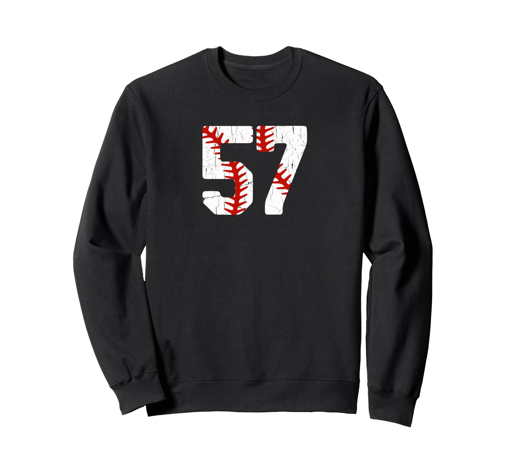 Baseball Player Jersey Number 57 57 Sweatshirt - Streetwear Style Unisex - T-Shirt, Sweatshirt, Hoodie