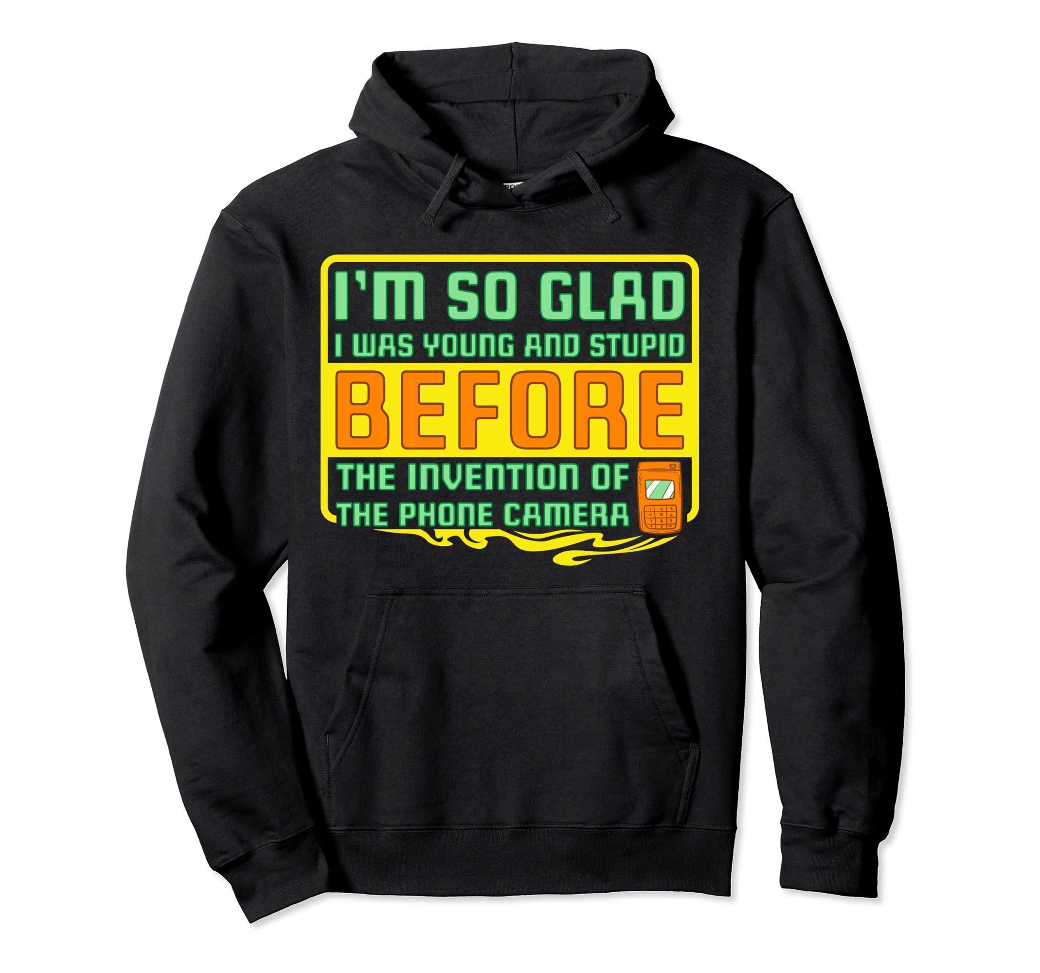 Young And Stupid Before Invention Hoodie - Minimalist Print Men Women - T-Shirt, Sweatshirt, Hoodie