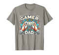 Gamer Dad Game Controller Gaming Video Game T-Shirt - Graphic Print Unisex - T-Shirt, Sweatshirt, Hoodie