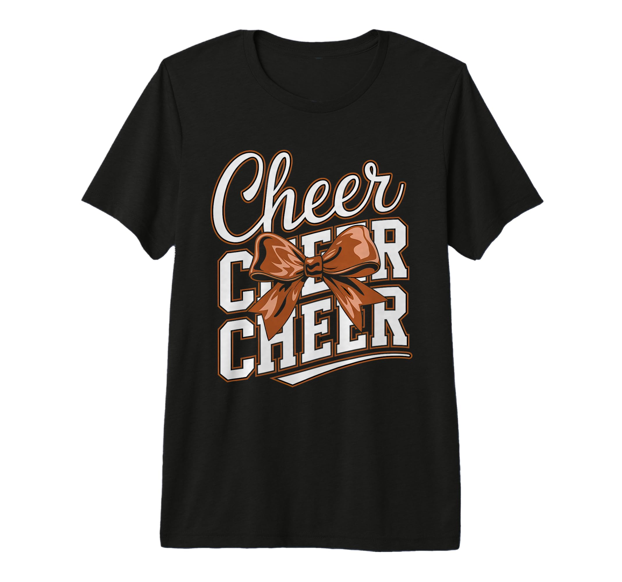 Cheer Mom Mother Bow Cheerleader T-Shirt - Casual Everyday Wear Unisex - T-Shirt, Sweatshirt, Hoodie