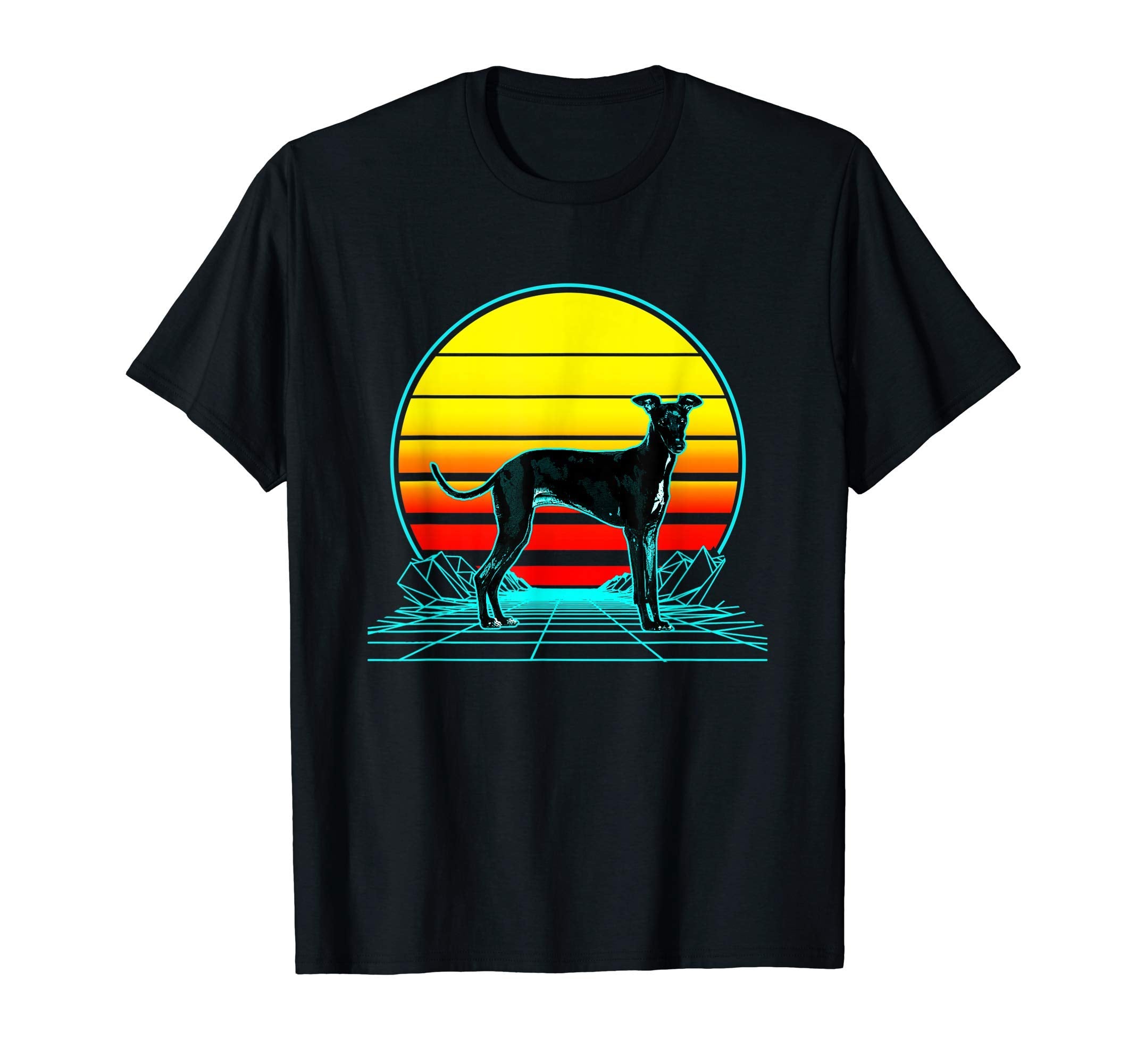 Sunset Italian Greyhound T-Shirt - Custom Art Print for Adults - T-Shirt, Sweatshirt, Hoodie