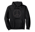 Be Kind Always Peace Sign Distressed Hoodie - Fun Novelty Design Men Women - T-Shirt, Sweatshirt, Hoodie