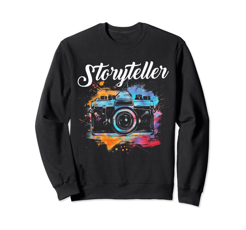Photographer Storyteller Camera Sweatshirt - Streetwear Style Men Women - T-Shirt, Sweatshirt, Hoodie