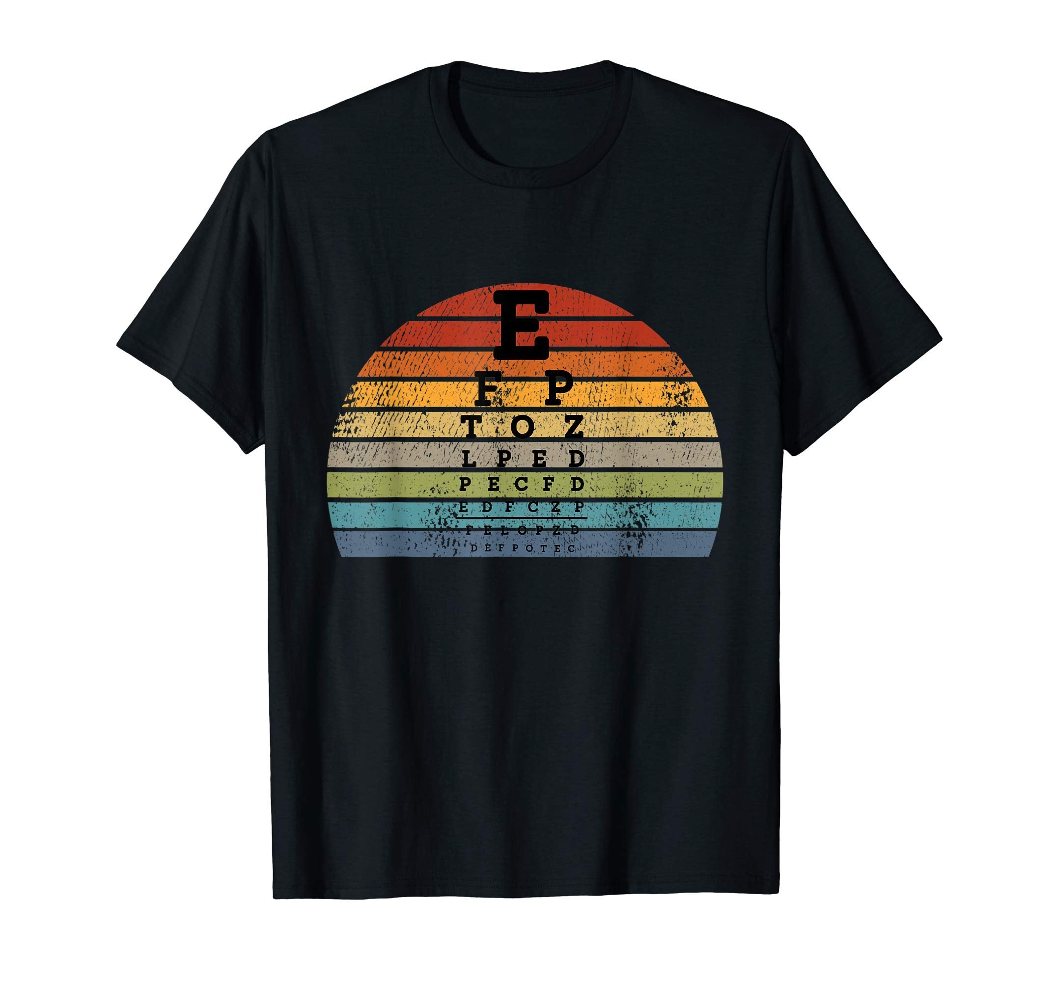 Optometrist Sunset Spectacles Optician T-Shirt - Graphic Print Unisex - T-Shirt, Sweatshirt, Hoodie
