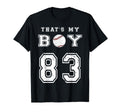 Thats My Baseball 83 Jersey Number Mom Dad T-Shirt - Graphic Print Unisex - T-Shirt, Sweatshirt, Hoodie
