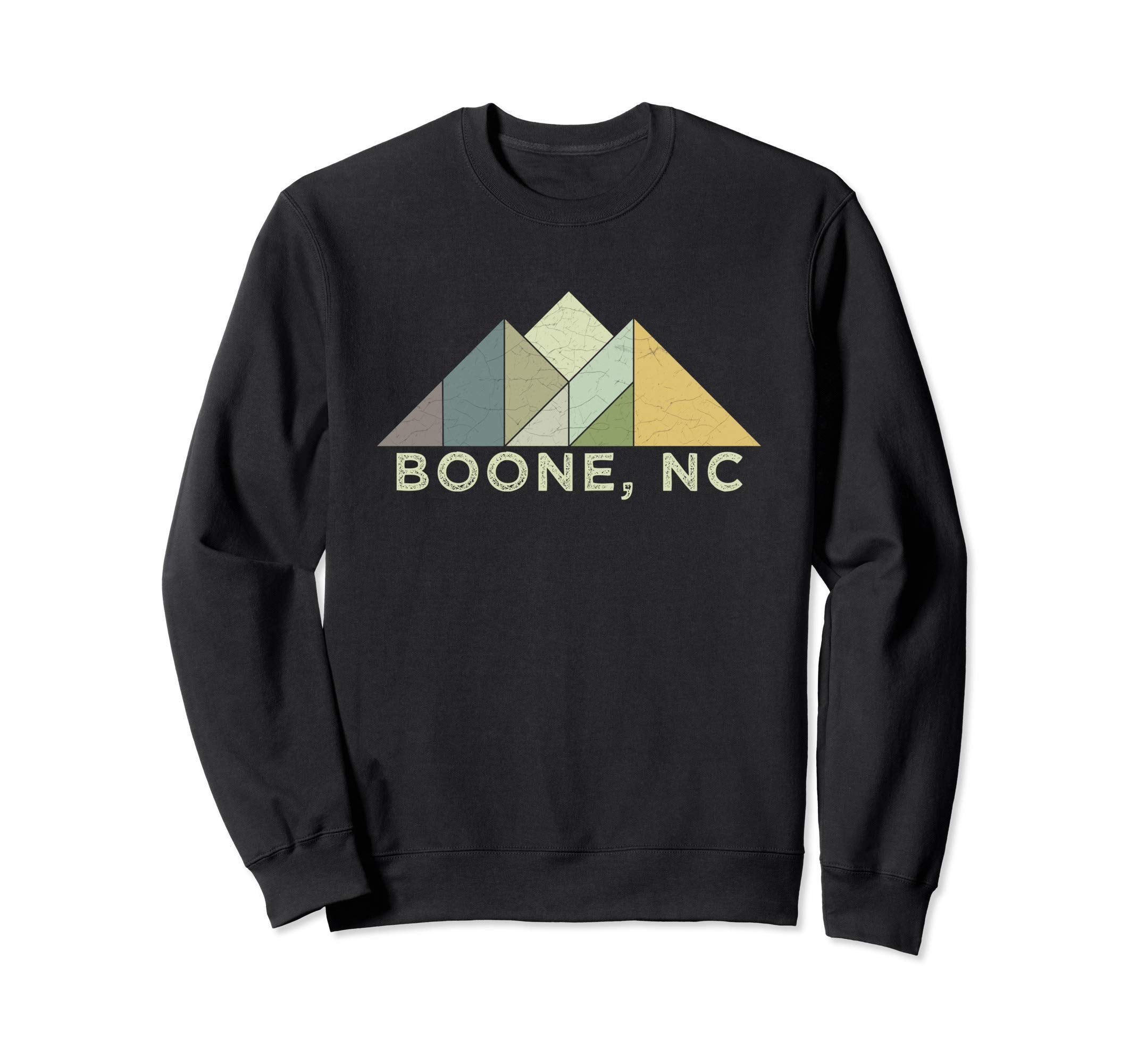 Boone North Carolina Distressed Sweatshirt - Graphic Print for Adults - T-Shirt, Sweatshirt, Hoodie