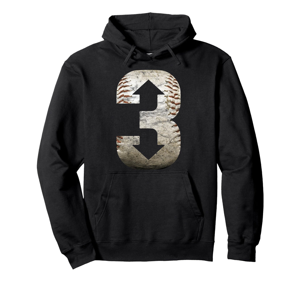 3 Up 3 Down Three Up Three Down Baseball Hoodie - Custom Art Print Unisex - T-Shirt, Sweatshirt, Hoodie