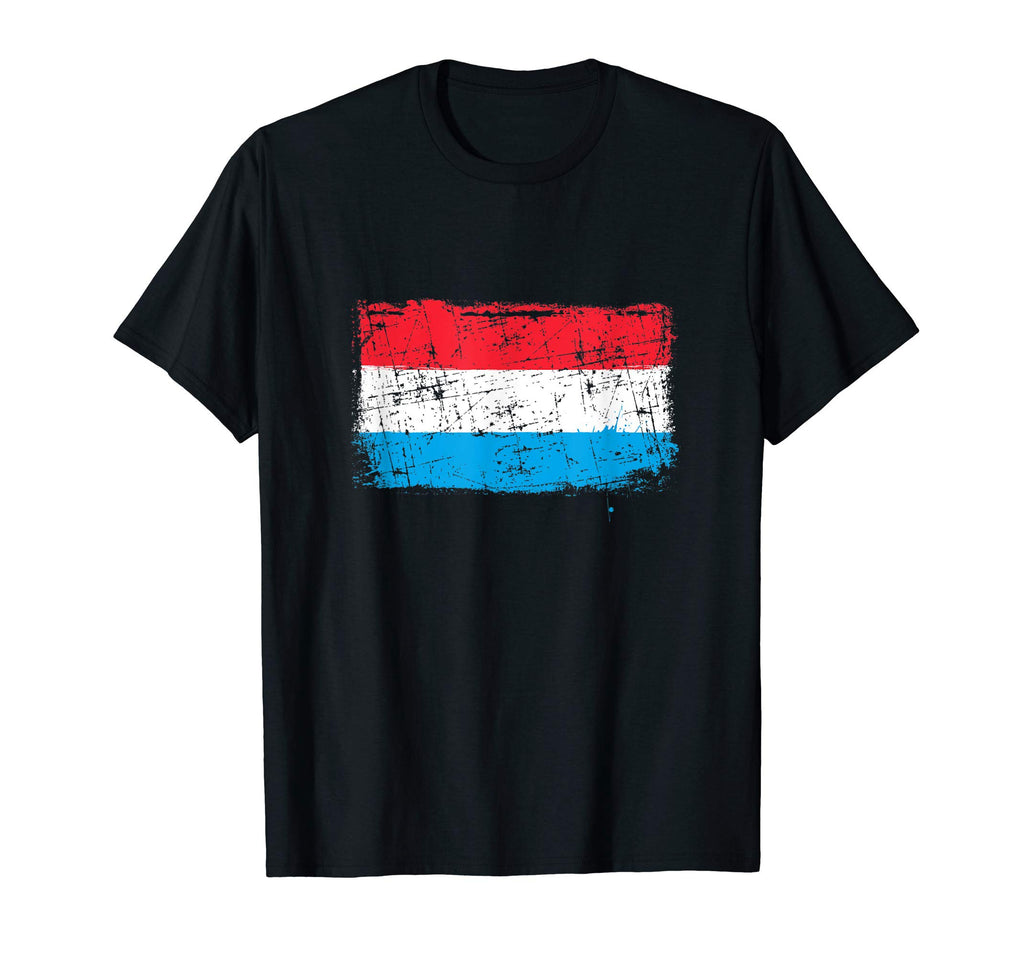 Luxembourg Flag Pride Gift Distressed T-Shirt - Unique Graphic Unisex - T-Shirt, Sweatshirt, Hoodie
