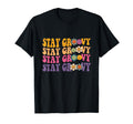 Stay Groovy 70S 80S Hippie Hoodie - Novelty Apparel Men Women - T-Shirt, Sweatshirt, Hoodie