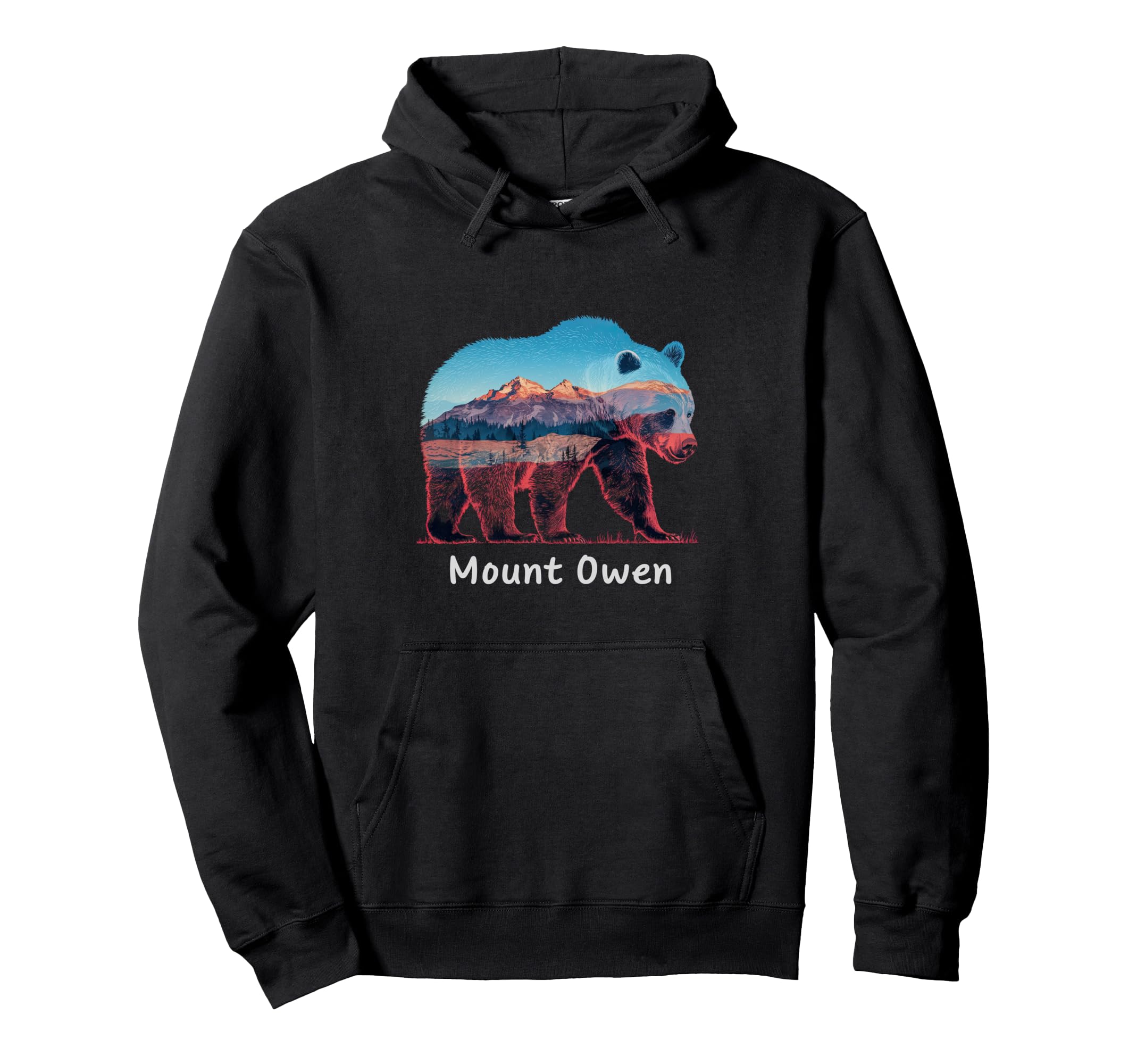 Hiking Camping Mount Owen National Park Hoodie - Custom Art Print Men Women - T-Shirt, Sweatshirt, Hoodie