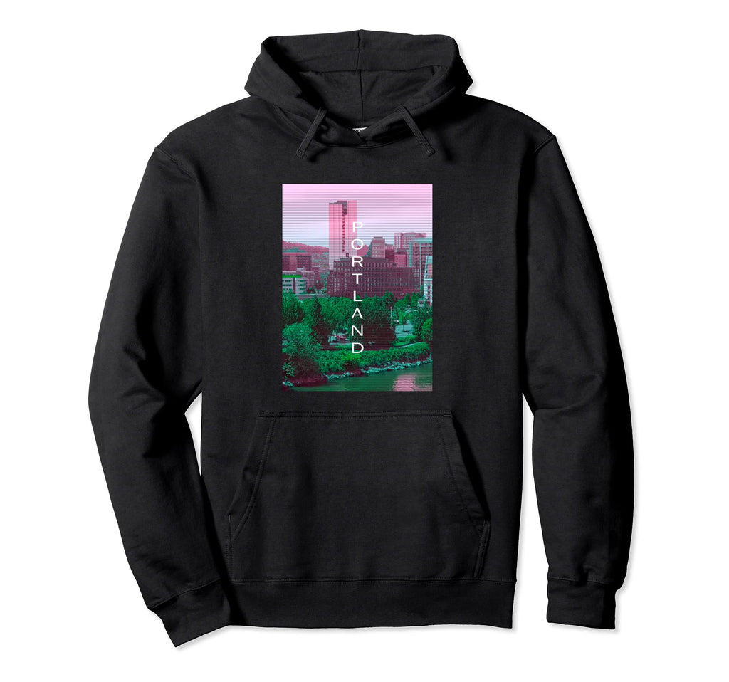 Oregon Vaporwave Aesthetic Souvenir Or Hoodie - Unique Graphic for Adults - T-Shirt, Sweatshirt, Hoodie