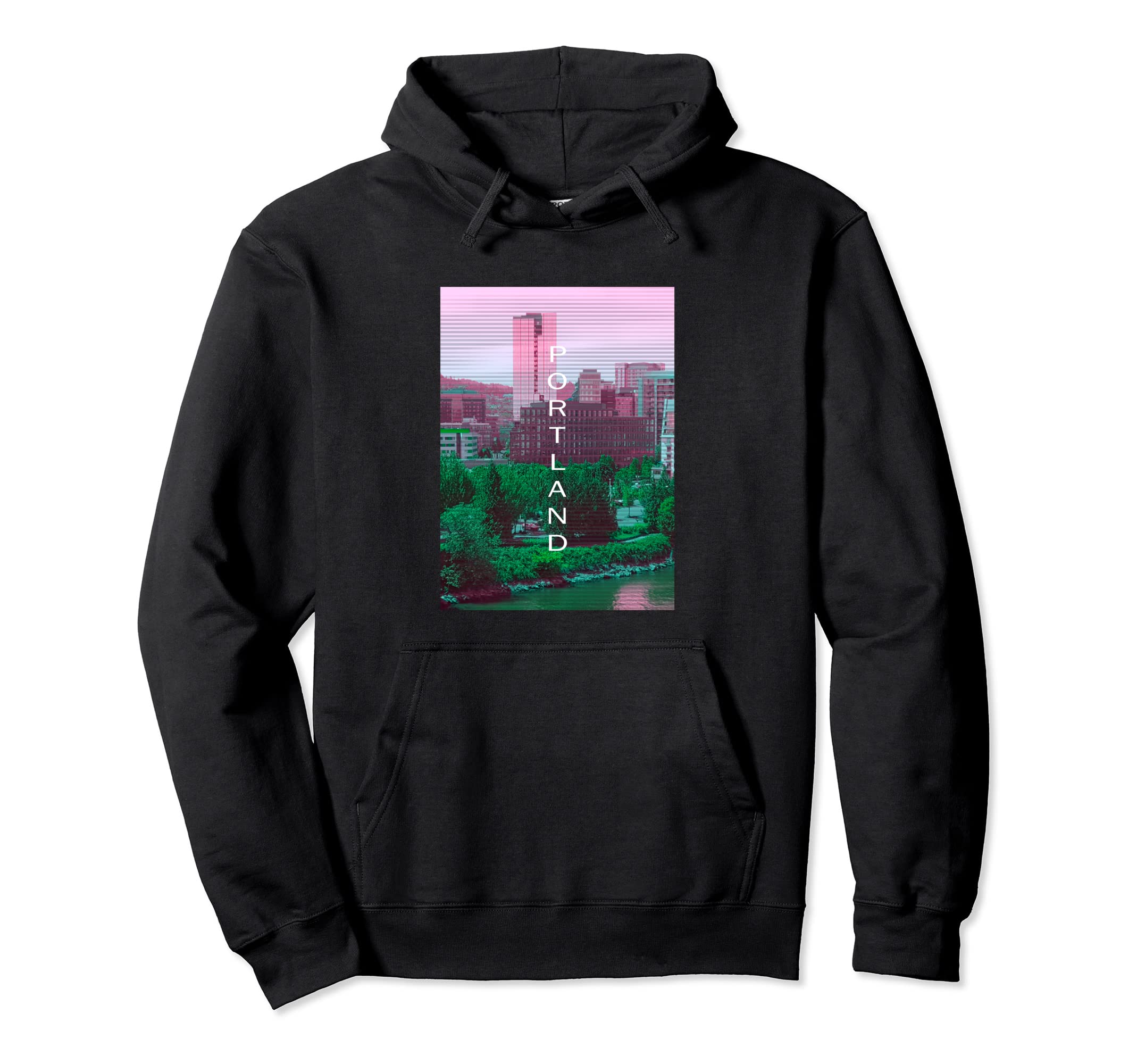 Oregon Vaporwave Aesthetic Souvenir Or Hoodie - Unique Graphic for Adults - T-Shirt, Sweatshirt, Hoodie