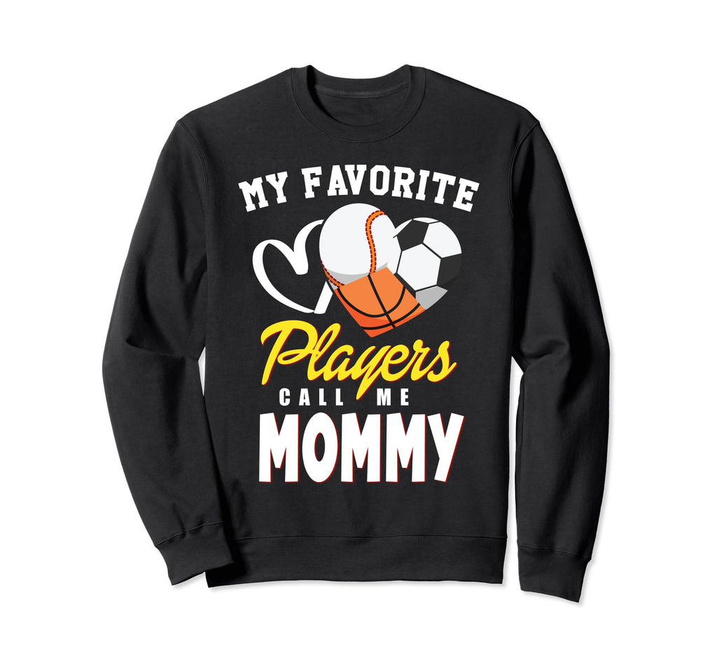 My Favorite Players Baseball Soccer Sweatshirt - Graphic Print Unisex - T-Shirt, Sweatshirt, Hoodie