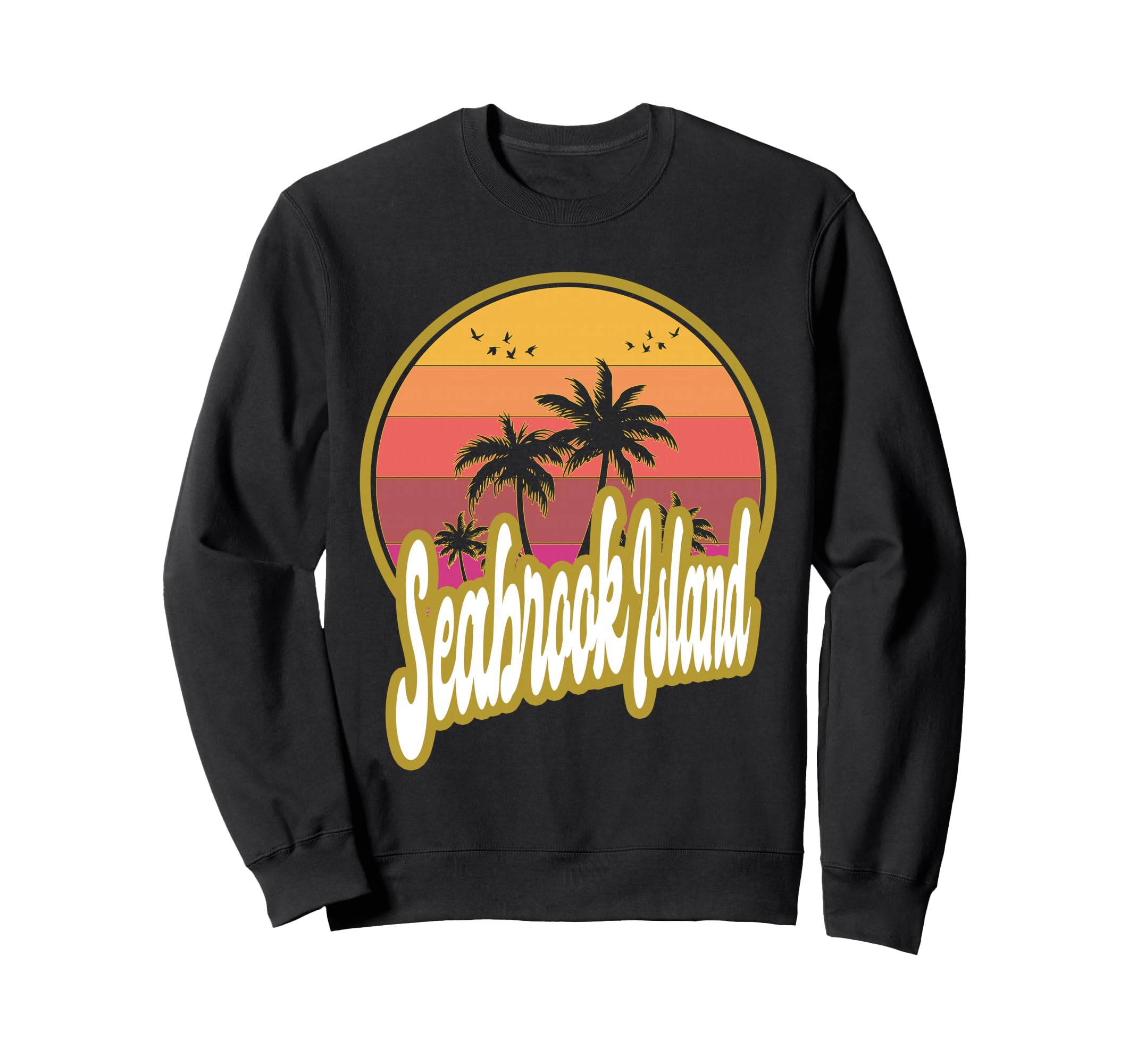 Seabrook Island Beach Sunset Sweatshirt - Novelty Apparel Unisex - T-Shirt, Sweatshirt, Hoodie
