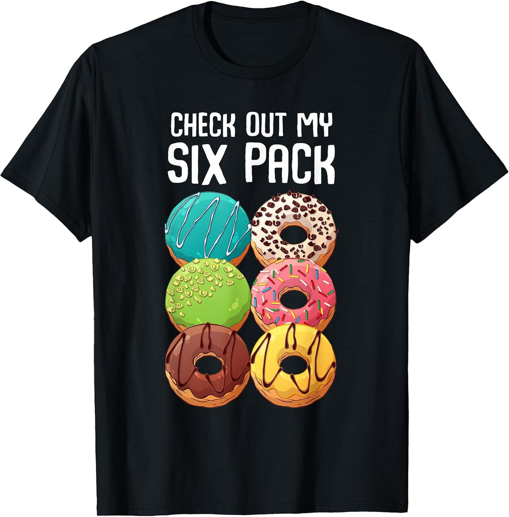 Check Out My Six Pack Donut - Adult & Kids T-Shirts, Sweatshirts & Hoodies apparel design preview 1