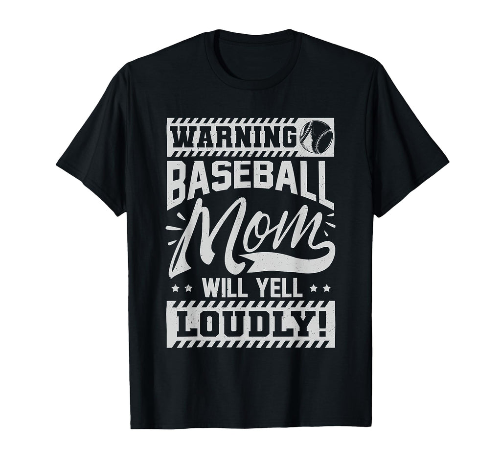Baseball Mom Baseball Lover T-Shirt - Casual Everyday Wear Unisex - T-Shirt, Sweatshirt, Hoodie