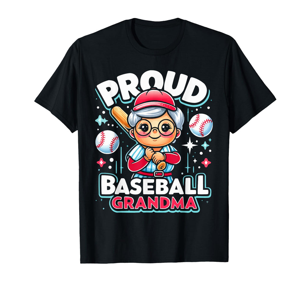 Baseball Grandma Grandmother Granny T-Shirt - Novelty Apparel Men Women - T-Shirt, Sweatshirt, Hoodie
