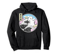 Happy Surfing Ghost Kanagawa Wave Hoodie - Custom Art Print for Adults - T-Shirt, Sweatshirt, Hoodie
