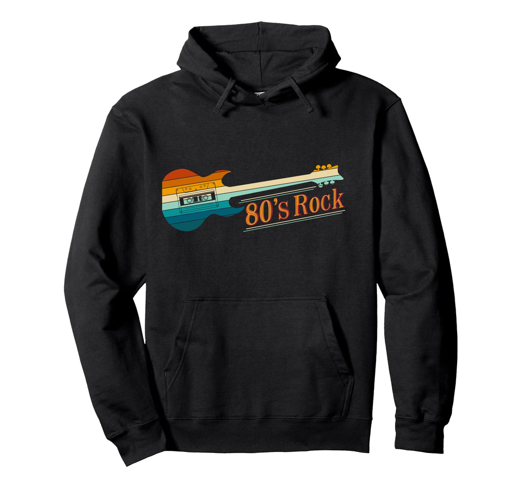 80S Rock Guitar Cassette Tape 1980S Hoodie - Trendy Graphic Men Women - T-Shirt, Sweatshirt, Hoodie