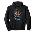 Flower Power Groovy Oma Hippie Funny Hoodie - Trendy Graphic for Adults - T-Shirt, Sweatshirt, Hoodie