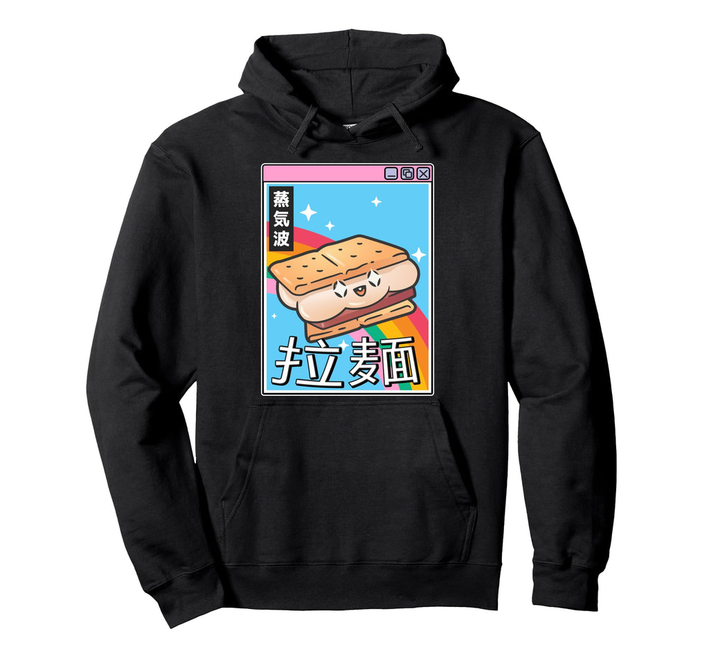 Happy Smore Digital Japan 80S Otaku Hoodie - Aesthetic Graphic Unisex - T-Shirt, Sweatshirt, Hoodie