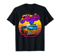 Hawaii Bus Sunset T-Shirt - Minimalist Print Men Women - T-Shirt, Sweatshirt, Hoodie