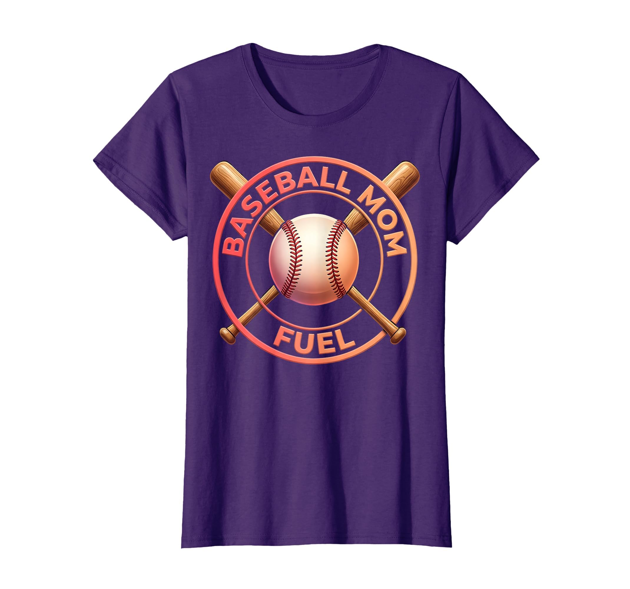 Baseball Mom Fuel Sports Moms T-Shirt - Aesthetic Graphic for Adults - T-Shirt, Sweatshirt, Hoodie