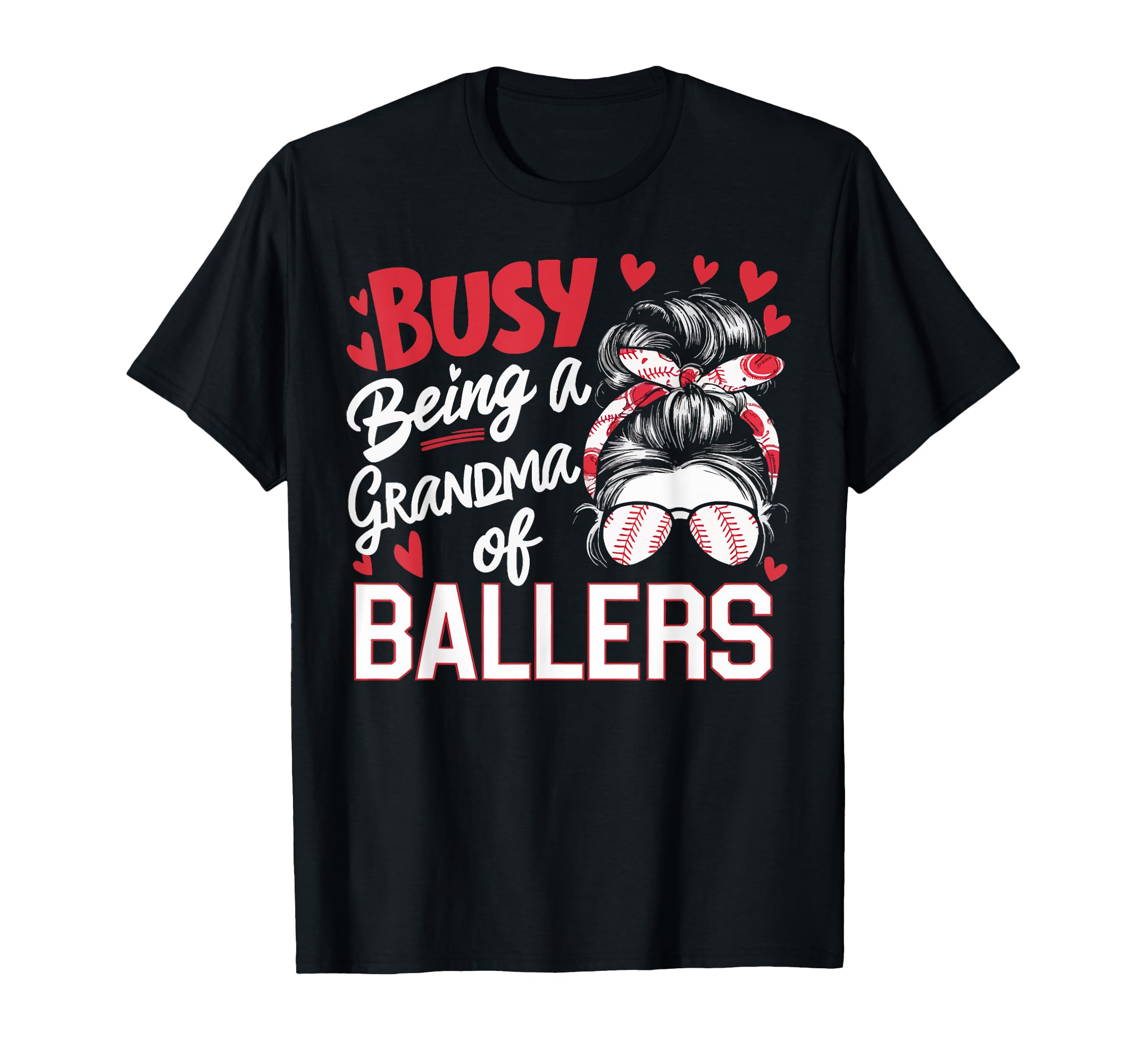 Baseball Grandma Grandmother Granny T-Shirt - Aesthetic Graphic Unisex - T-Shirt, Sweatshirt, Hoodie