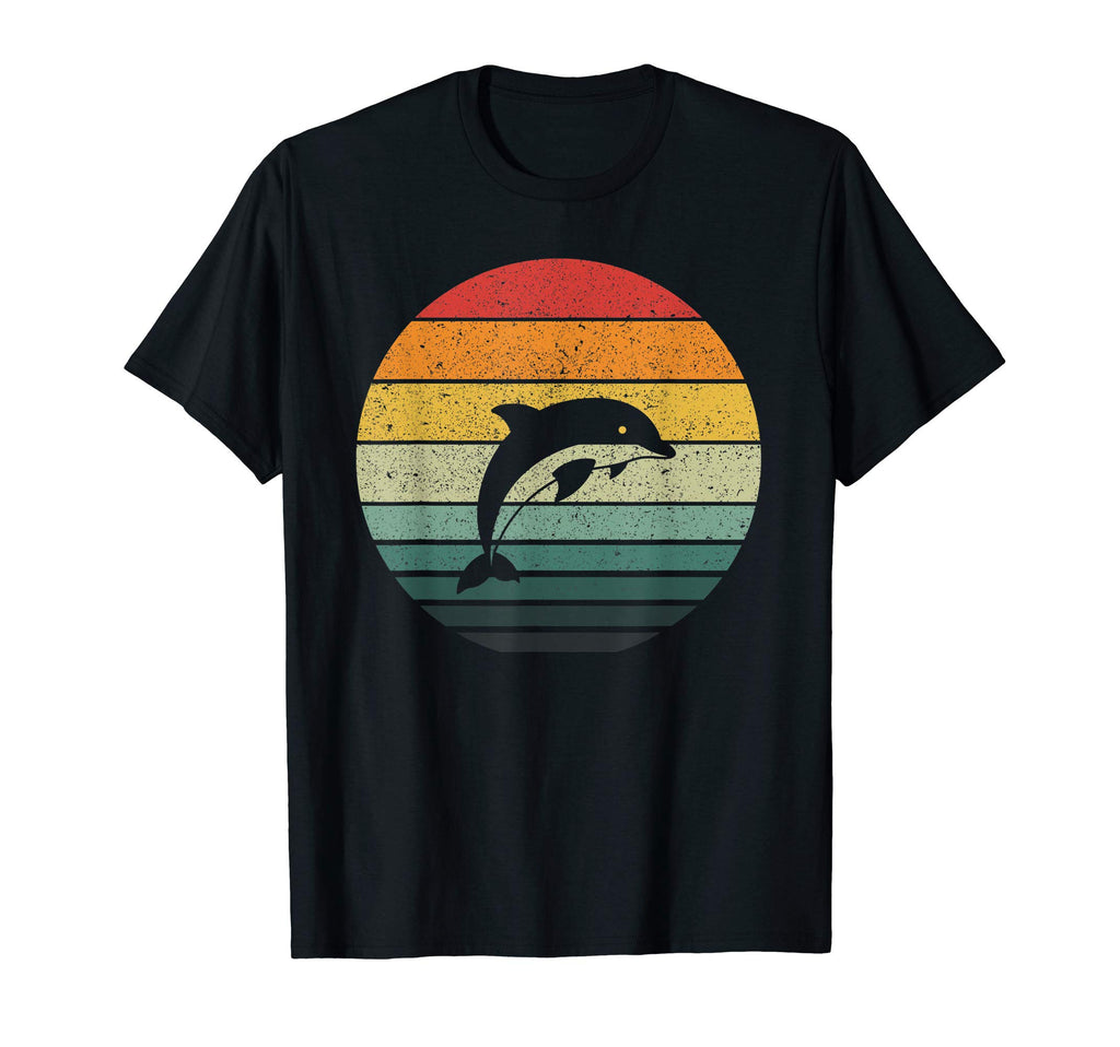 Dolphin Sunset Art T-Shirt - Trendy Graphic Unisex - T-Shirt, Sweatshirt, Hoodie