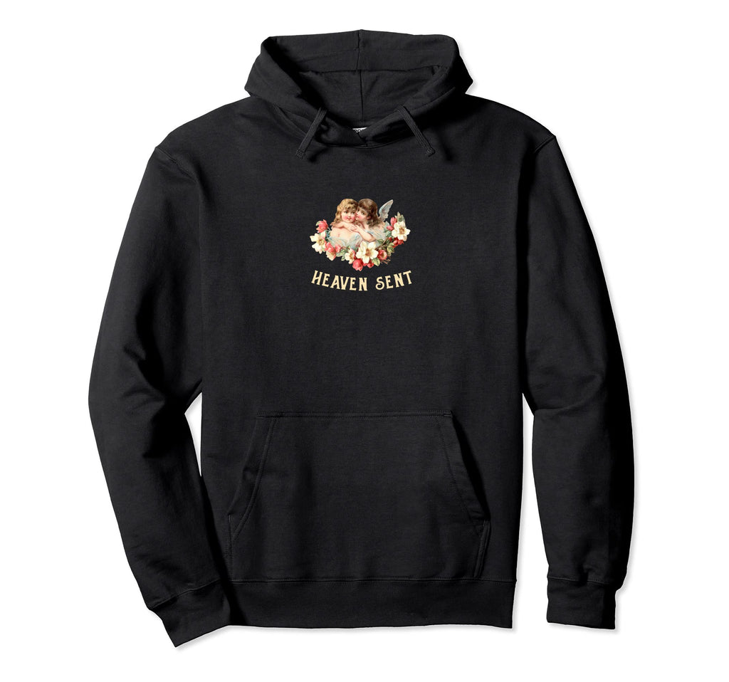 Angel Y2K Aesthetic Cherub Trendy Hoodie - Custom Art Print for Adults - T-Shirt, Sweatshirt, Hoodie