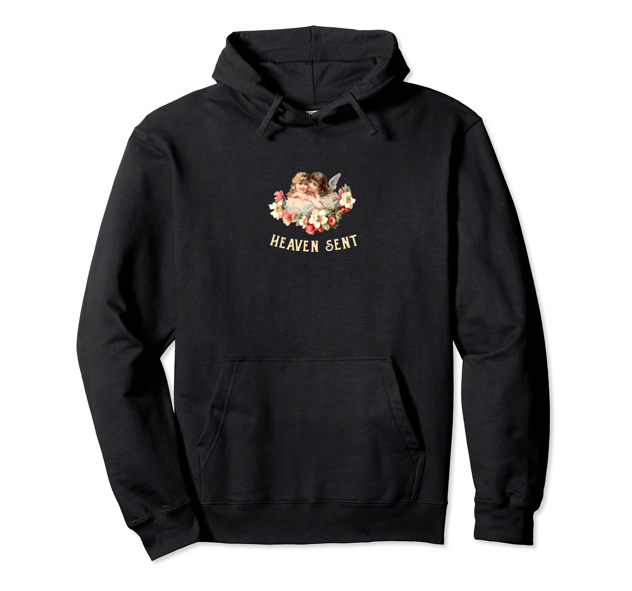 Angel Y2K Aesthetic Cherub Trendy Hoodie - Custom Art Print for Adults - T-Shirt, Sweatshirt, Hoodie