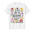 He Is Risen Jesus Christian Easter T-Shirt - Minimalist Print Unisex - T-Shirt, Sweatshirt, Hoodie