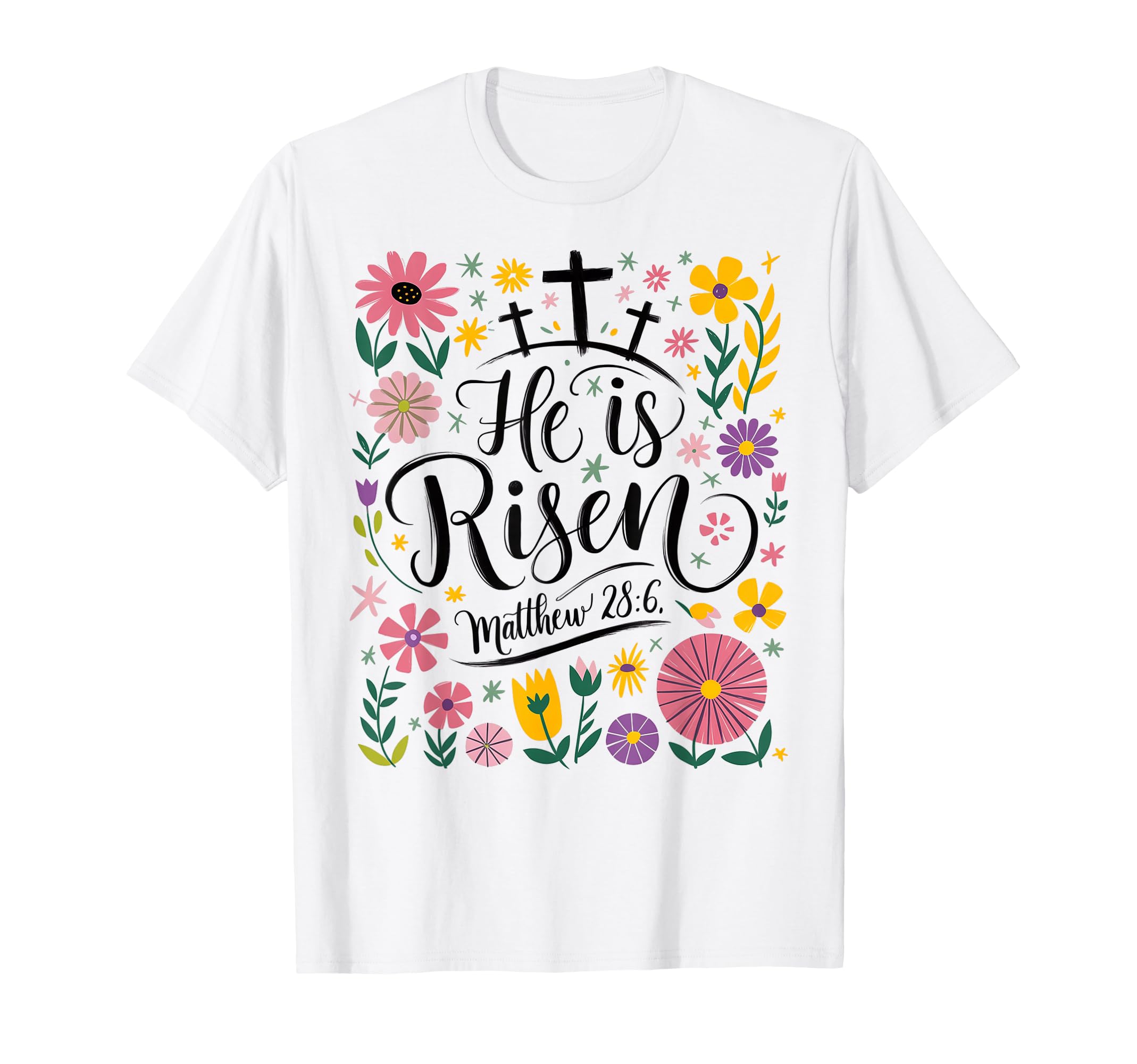 He Is Risen Jesus Christian Easter T-Shirt - Minimalist Print Unisex - T-Shirt, Sweatshirt, Hoodie