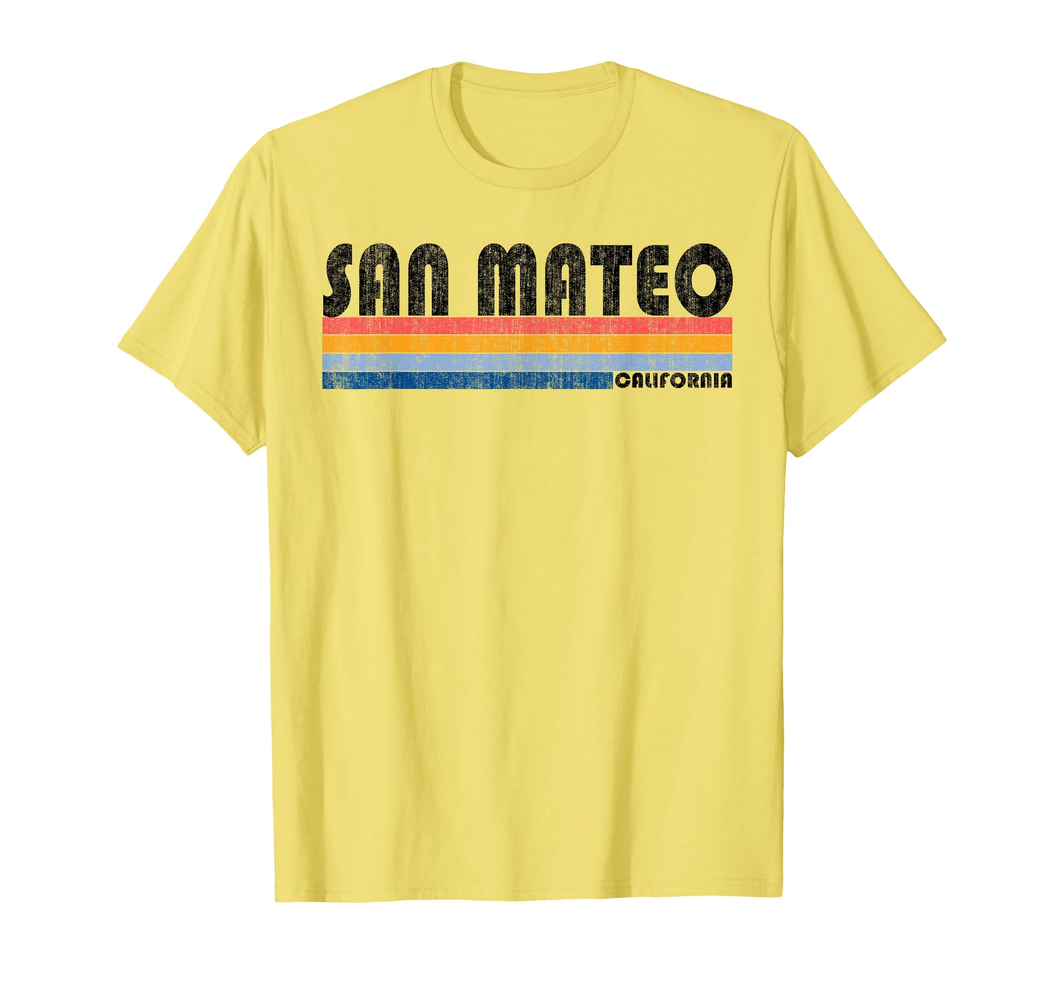 70S 1980S San Mateo Ca T-Shirt - Aesthetic Graphic for Adults - T-Shirt, Sweatshirt, Hoodie