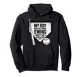 My Might Not Always Swing Baseball Hoodie - Aesthetic Graphic for Adults - T-Shirt, Sweatshirt, Hoodie