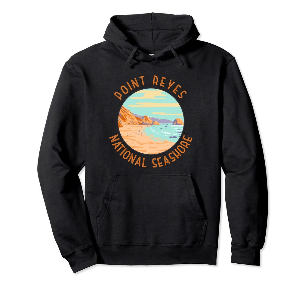 Point Reyes National Seashore Distressed Hoodie - Graphic Print Unisex - T-Shirt, Sweatshirt, Hoodie